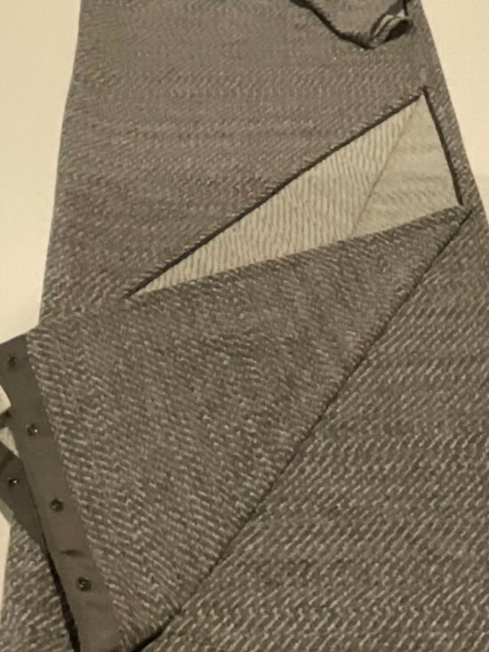 lululemon athletica Accessories - Lululemon Women’s Gray Textured Wrap Scarf w/Snap Closure, Modern Minimal, New